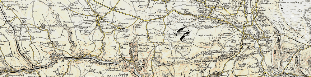 Old map of White Rake in 1902-1903