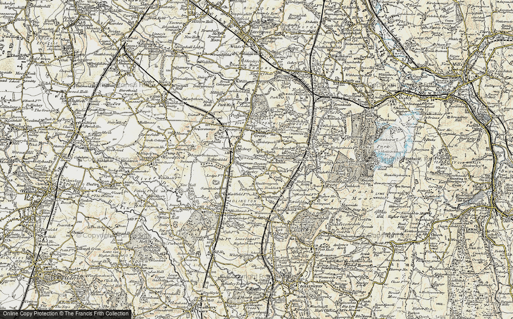 Old Map of Wardsend, 1902-1903 in 1902-1903