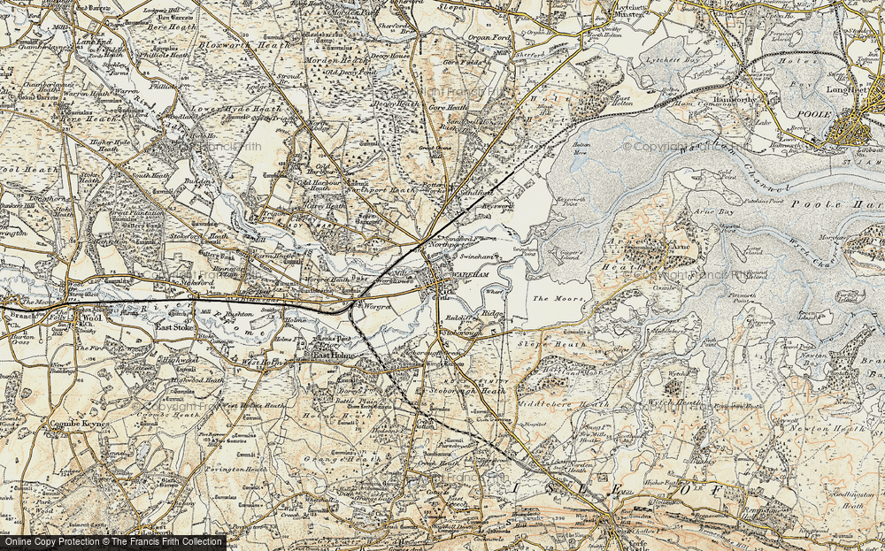 Old Map of Wareham, 1899-1909 in 1899-1909