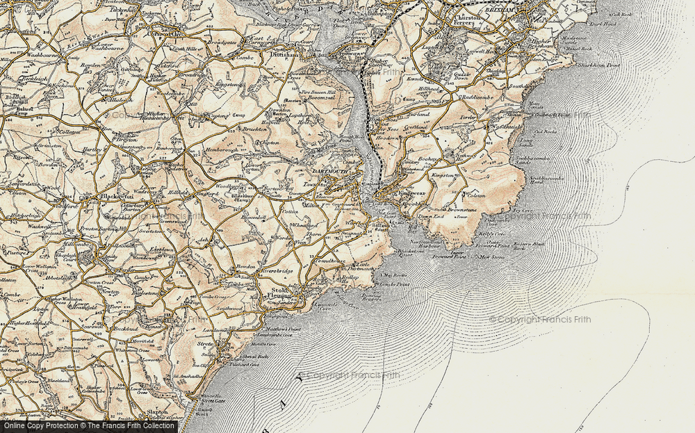 Old Map of Warfleet, 1899 in 1899