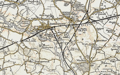 Old map of Wargrave in 1903