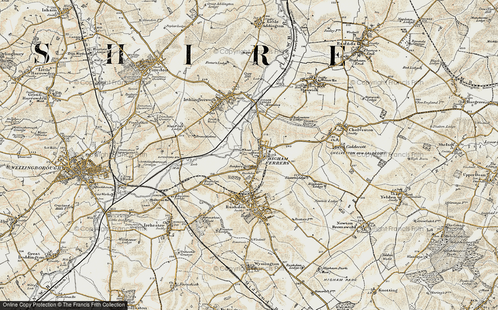 Old Map of Warmonds Hill, 1901 in 1901
