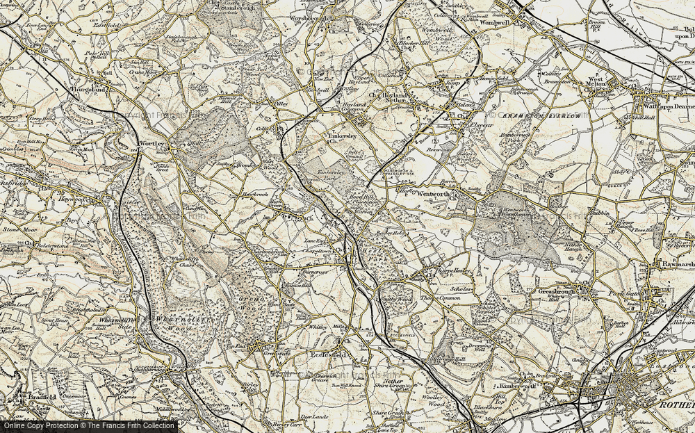 Old Map of Warren, 1903 in 1903