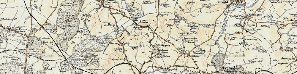 Old map of Warrington in 1898-1901