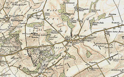 Old map of Blanch Dale Plantn in 1903