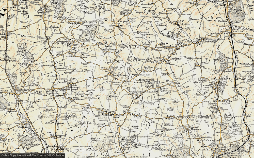 Old Map of Washall Green, 1898-1899 in 1898-1899