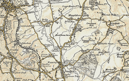 Old map of Washford in 1899-1902