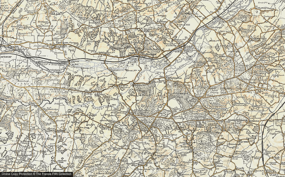 Old Map of Wasing, 1897-1900 in 1897-1900