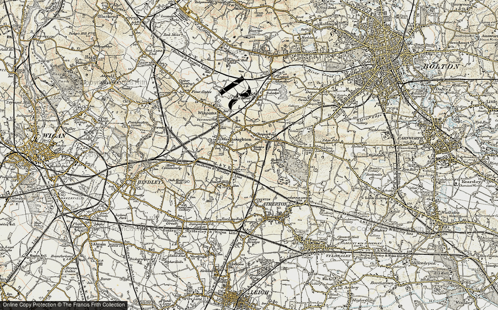 Old Map of Water's Nook, 1903 in 1903