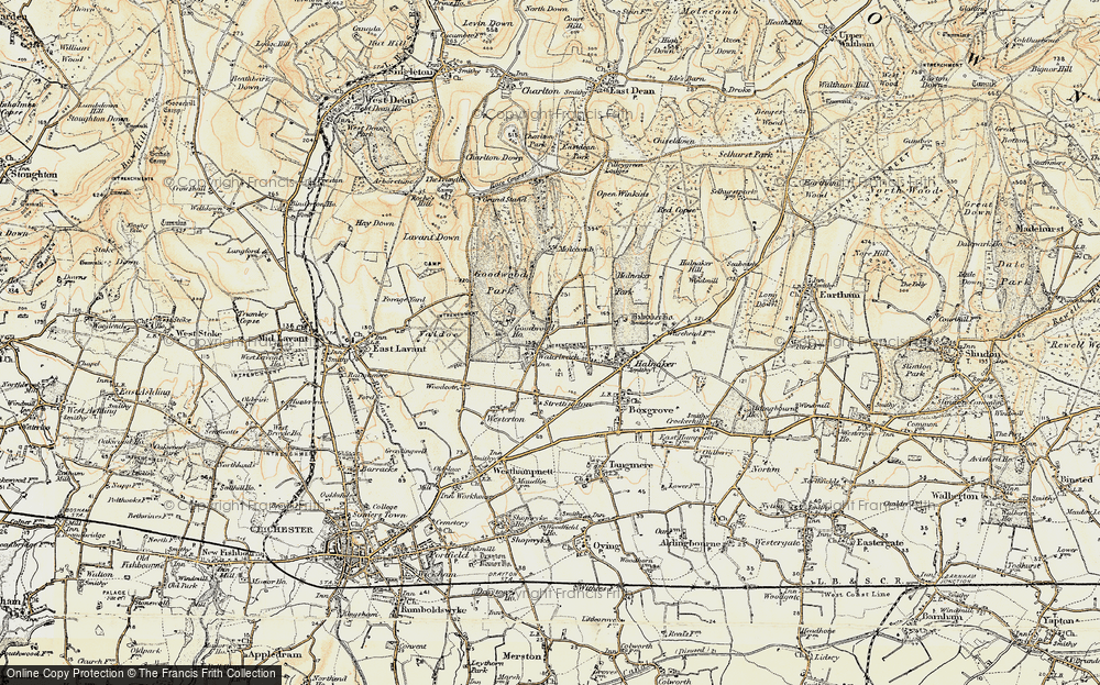 Old Map of Waterbeach, 1897-1899 in 1897-1899