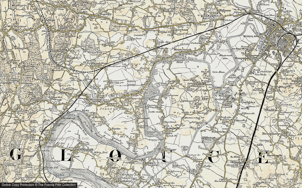 Old Map of Waterend, 1898-1900 in 1898-1900