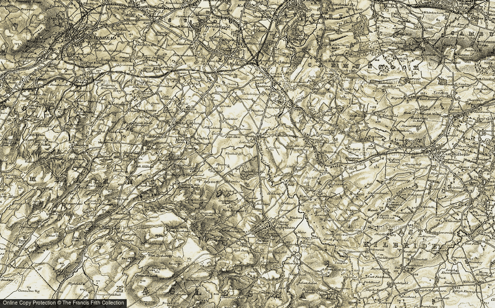Old Map of Waterfoot, 1904-1905 in 1904-1905