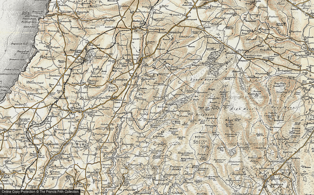 Old Map of Watergate, 1900 in 1900