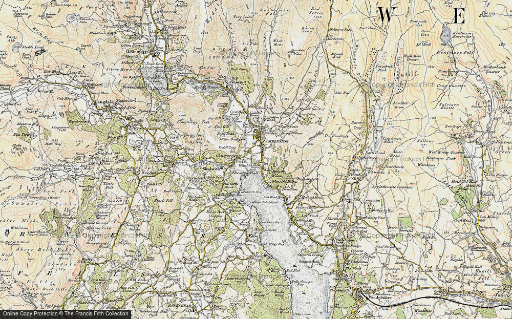 Old Map of Waterhead, 1903-1904 in 1903-1904