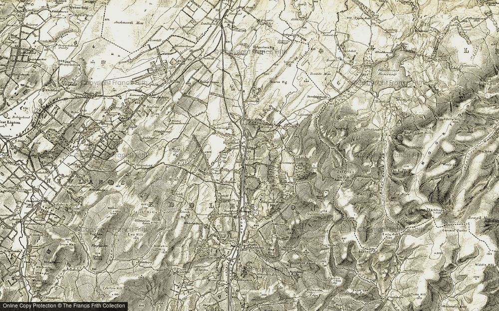 Old Map of Waterheads, 1903-1904 in 1903-1904