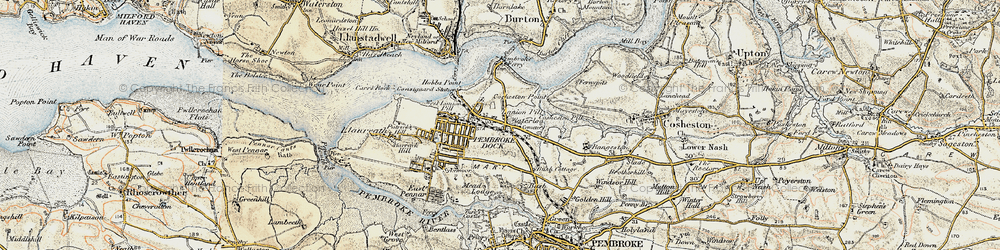 Old map of Waterloo in 1901-1912