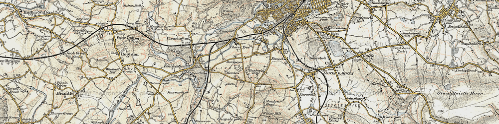 Old map of Waterloo in 1903