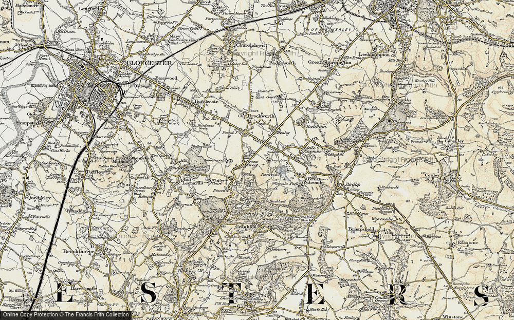 Old Map of Watermead, 1898-1900 in 1898-1900
