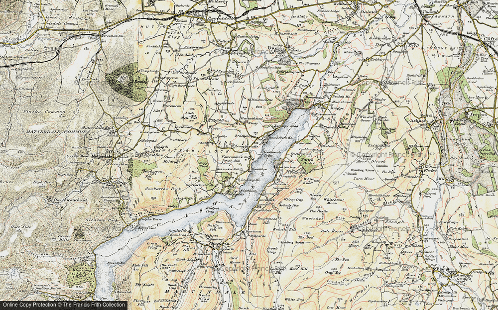 Old Map of Watermillock, 1901-1904 in 1901-1904