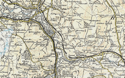 Old map of Waterside in 1902-1903