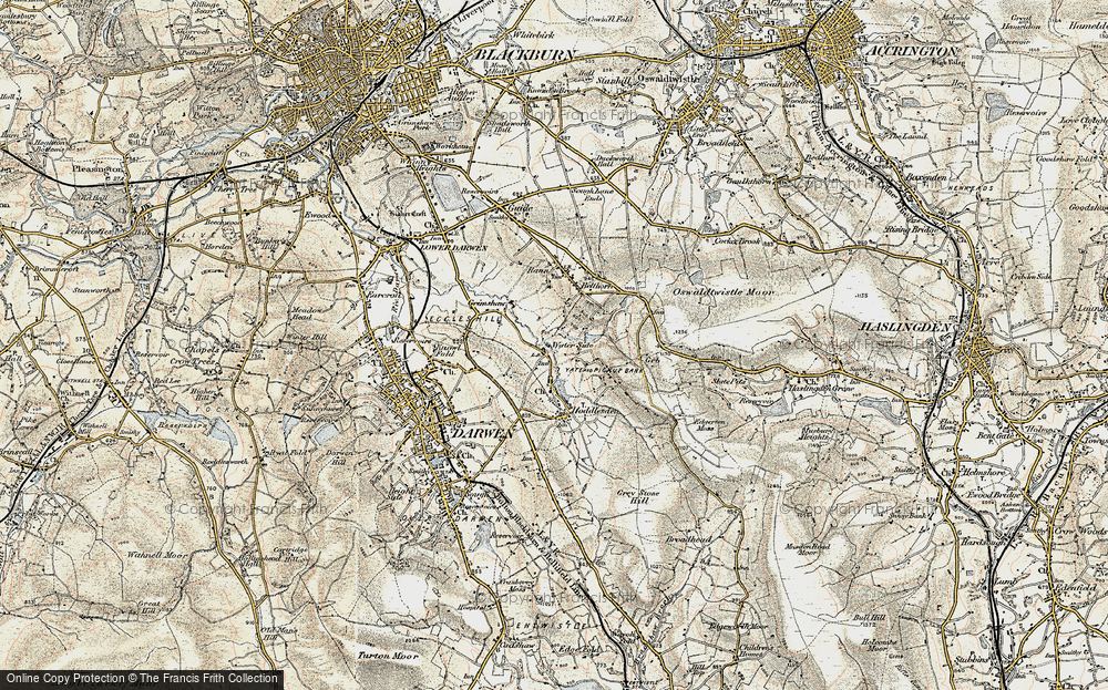 Old Map of Waterside, 1903 in 1903