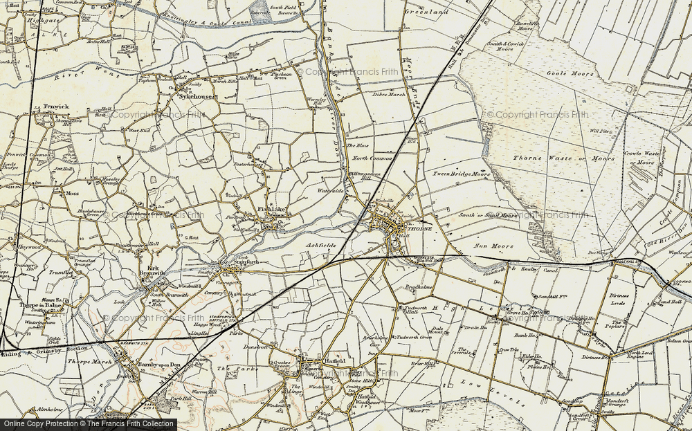 Old Map of Waterside, 1903 in 1903