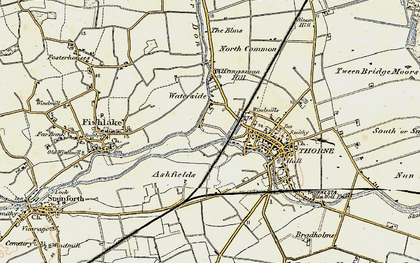Old map of Waterside in 1903