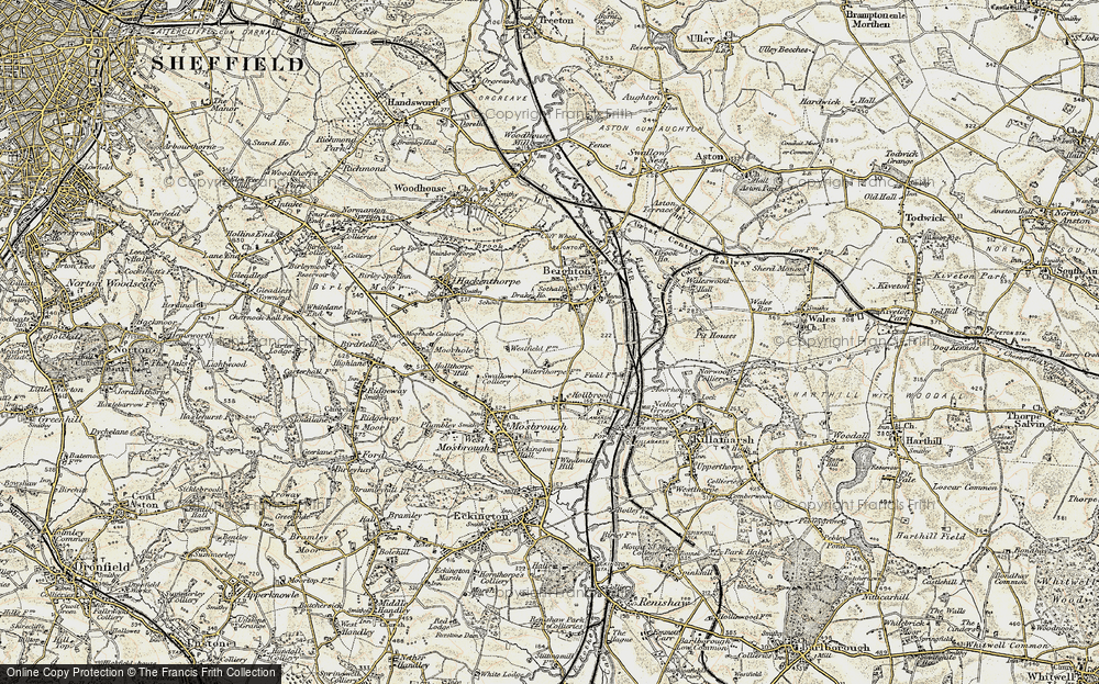Old Map of Waterthorpe, 1902-1903 in 1902-1903