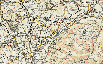 Old map of Wath Brow in 1901-1904