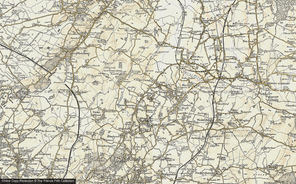 Old Map of Watley's End, 1899 in 1899