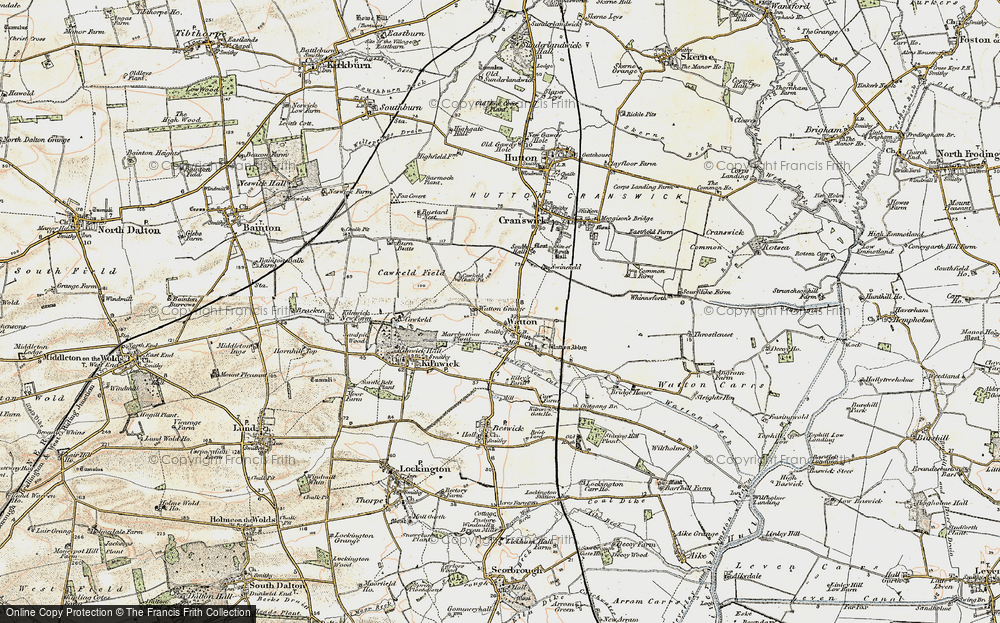 Old Map of Watton, 1903 in 1903