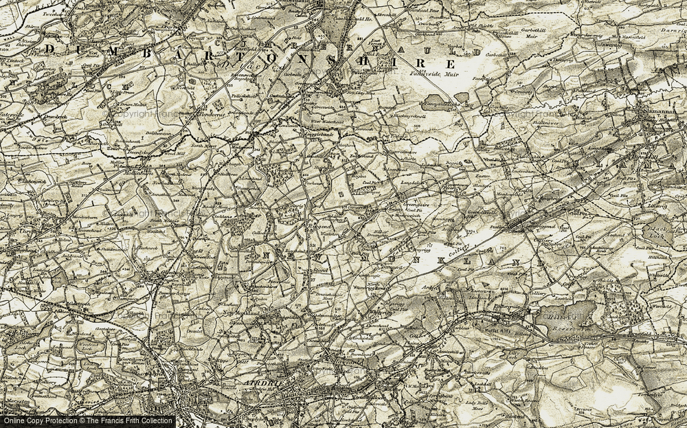 Old Map of Wattston, 1904-1905 in 1904-1905