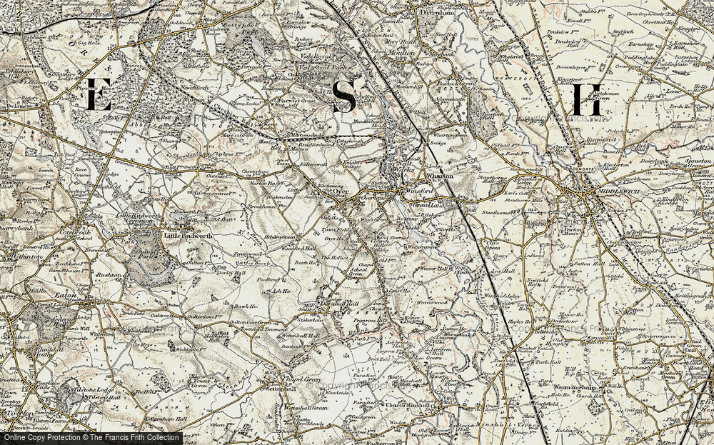 Old Map of Way's Green, 1902-1903 in 1902-1903