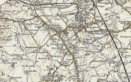 Old map of Way's Green in 1902-1903