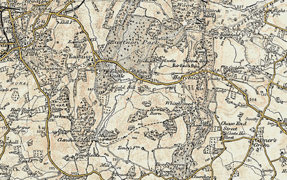 Old map of Wayend Street in 1899-1901