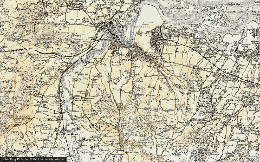 Old Map of Wayfield, 1897-1898 in 1897-1898