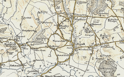 Old map of Weaverslake in 1902