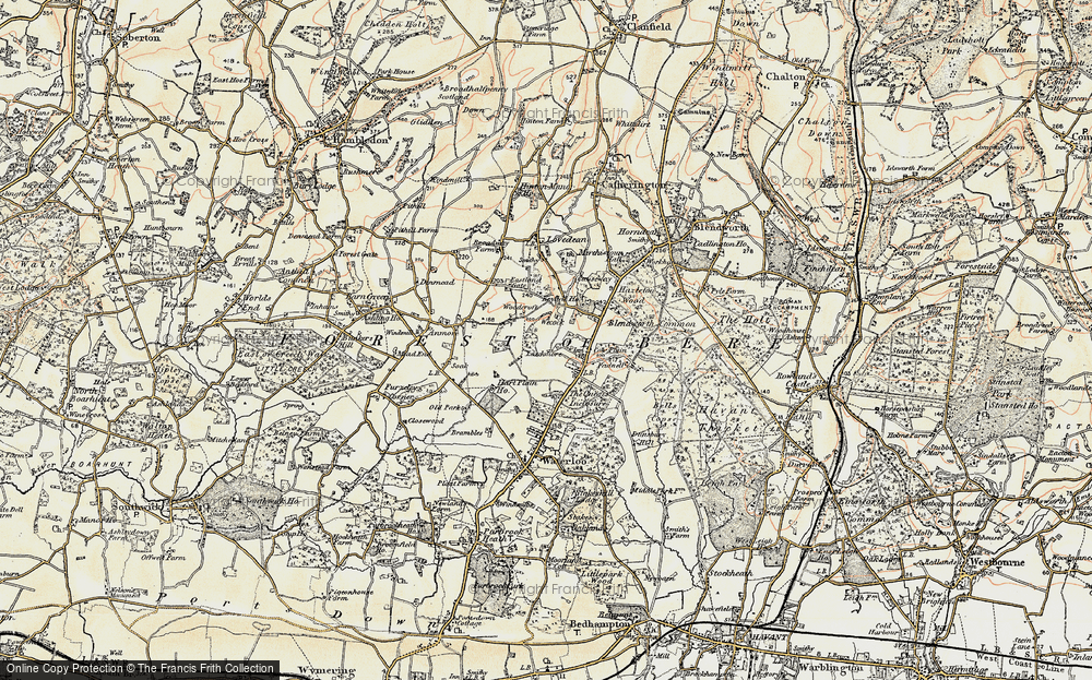 Old Map of Wecock, 1897-1899 in 1897-1899