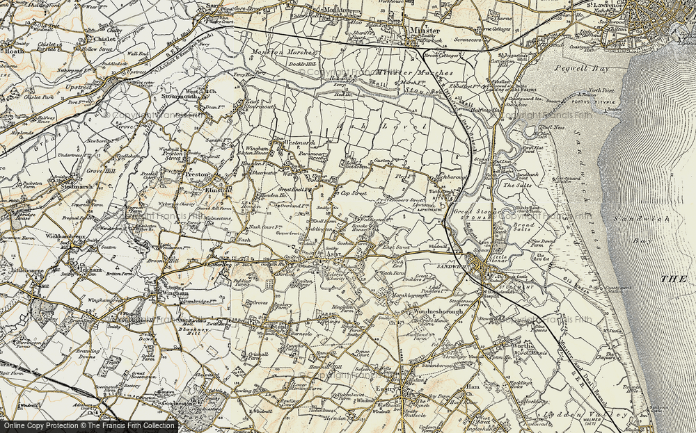 Old Map of Weddington, 1898-1899 in 1898-1899