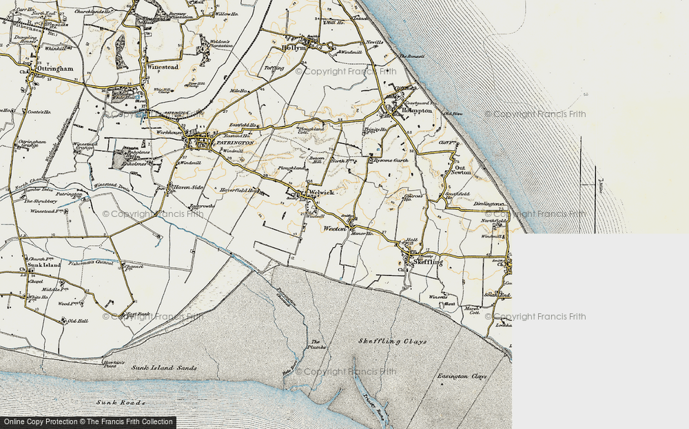 Old Map of Weeton, 1903-1908 in 1903-1908