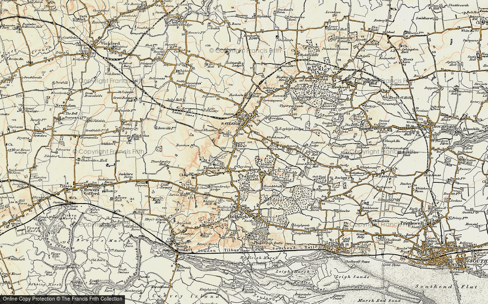 Old Map of Weir, 1898 in 1898