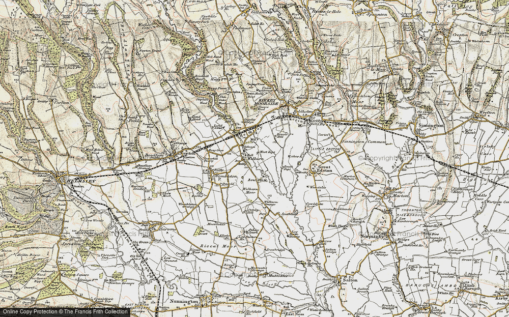 Old Map of Welburn, 1903-1904 in 1903-1904