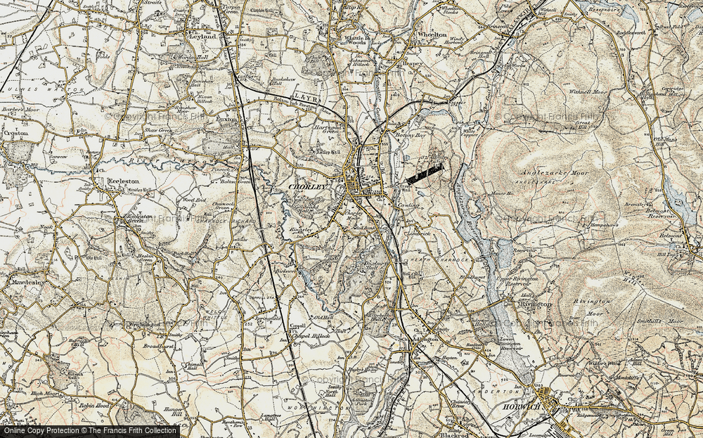 Old Map of Weld Bank, 1903 in 1903