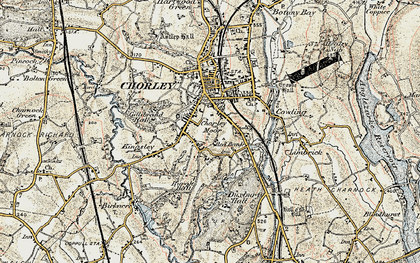 Old map of Weld Bank in 1903