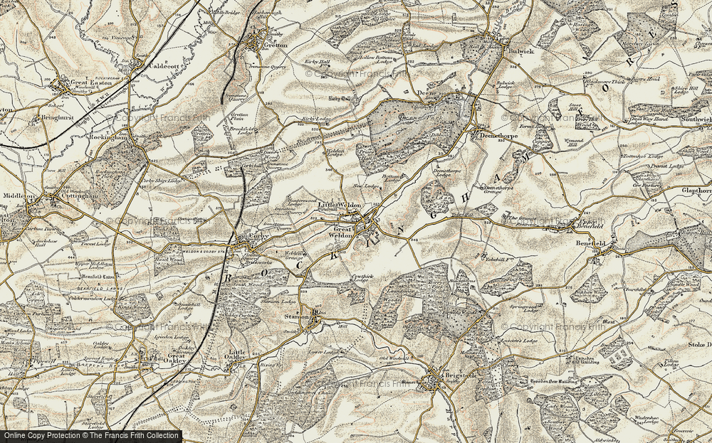 Old Map of Weldon, 1901-1902 in 1901-1902