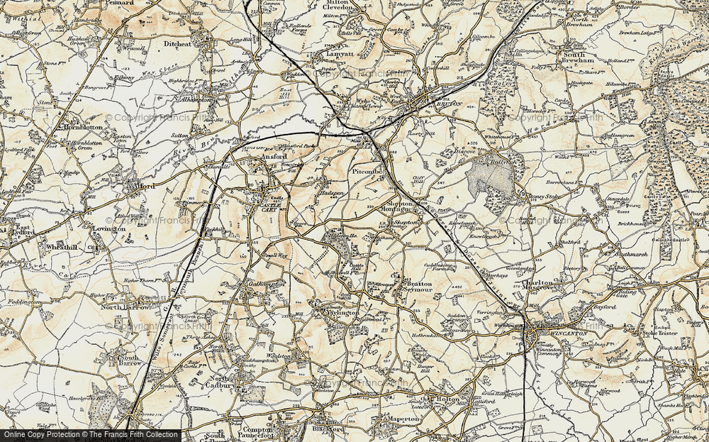 Old Map of Welham, 1899 in 1899