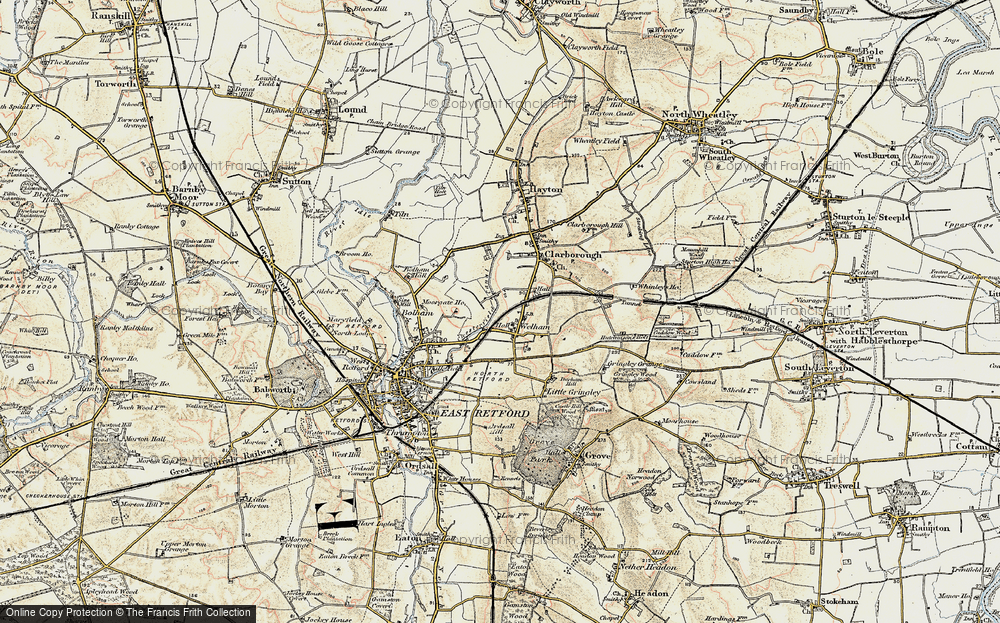 Old Map of Welham, 1902-1903 in 1902-1903