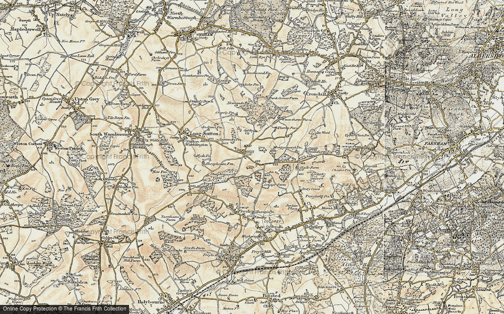 Old Map of Well, 1898-1909 in 1898-1909