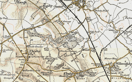 Old map of Well in 1902-1903