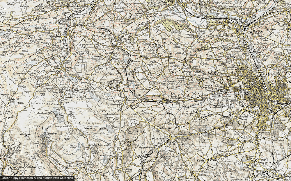 Old Map of Well Heads, 1903 in 1903